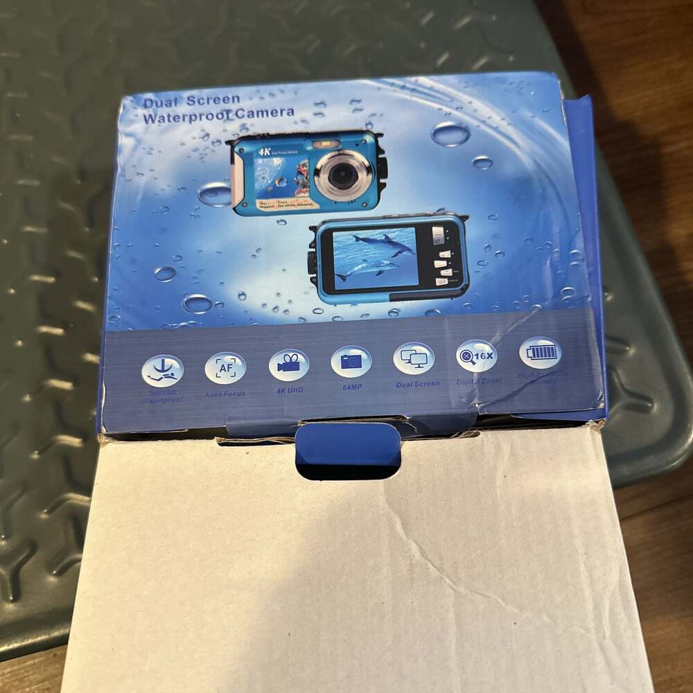 Dual Screen Waterproof Digital Camera 48MP 1080P